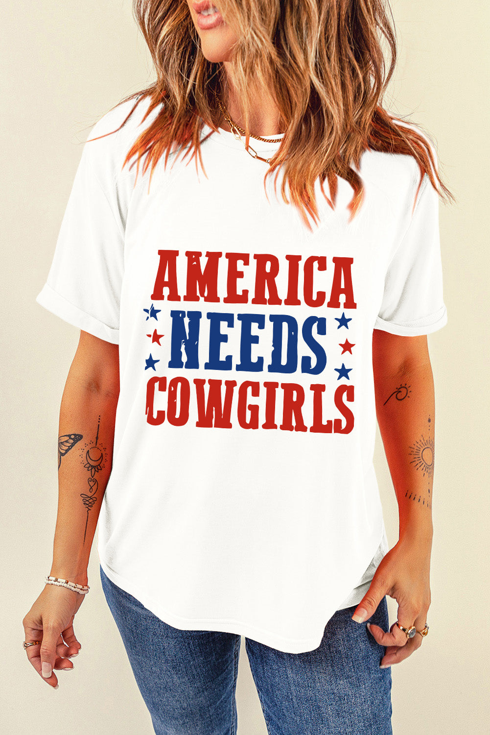 "America NEEDS Cowgirls" Memorial Day T-Shirt