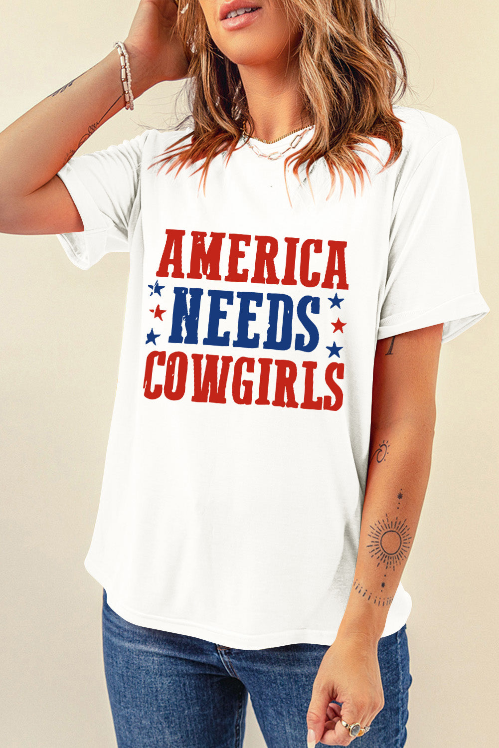 "America NEEDS Cowgirls" Memorial Day T-Shirt