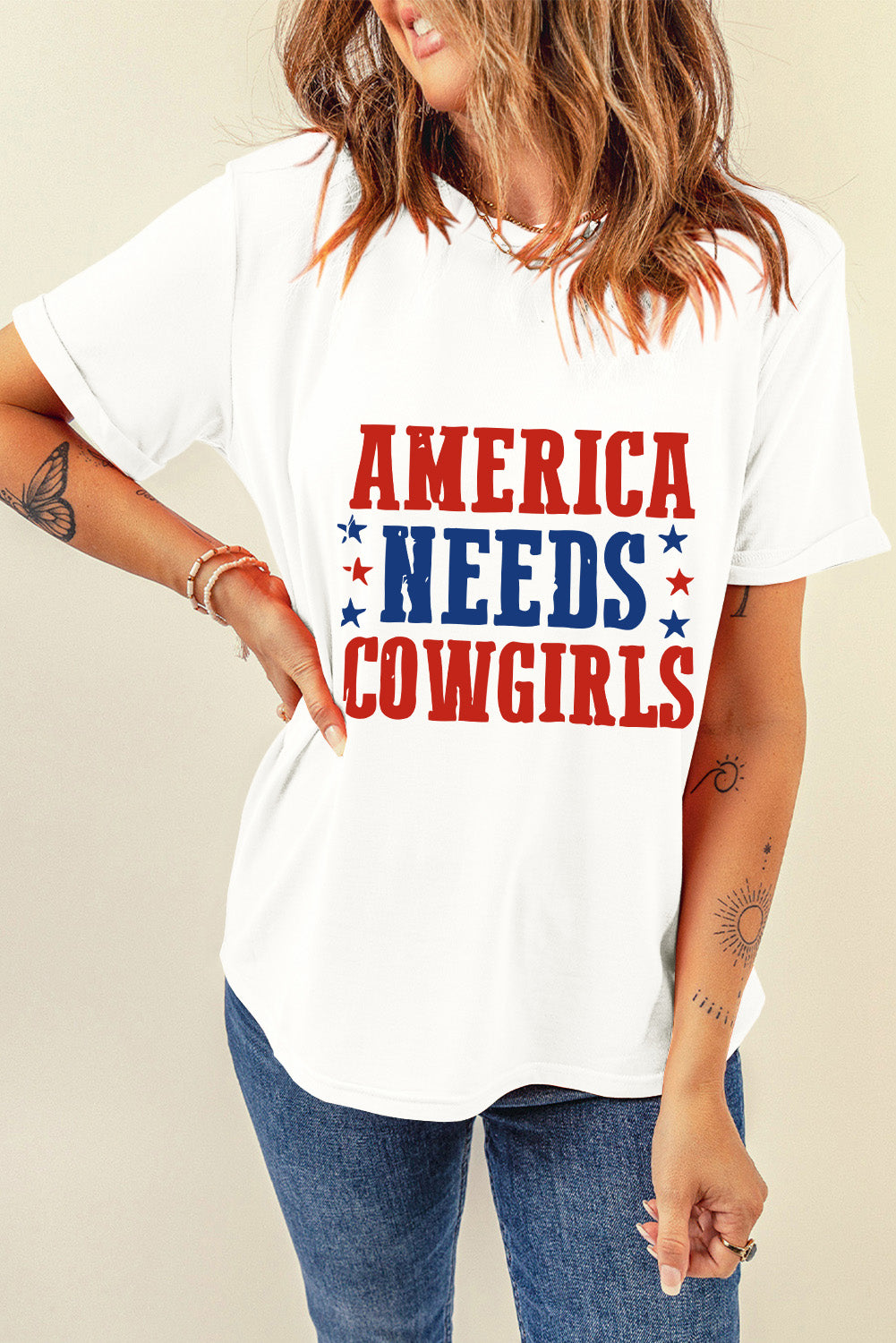 "America NEEDS Cowgirls" Memorial Day T-Shirt